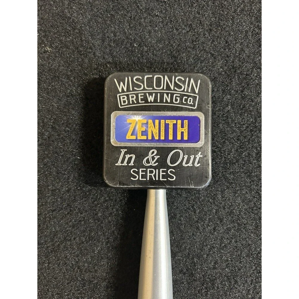 Wisconsin Brewing Co. In & Out Series Zenith Beer Tap Handle B-18